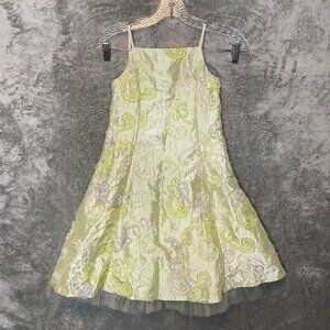 Bonnie Jean Girl Garden Fairy Pretty Whimsical Girly Tulle Square Neck Dress 6